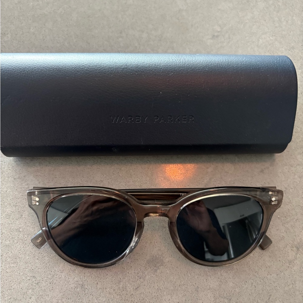 Warby Parker Transparent Brown Sunglasses